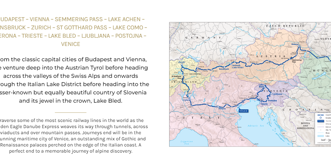 GRAND ALPINE EXPRESS / BUDAPEST-VENICE LUXURY TRAIN